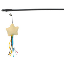 BASTÃO COM ESTRELA EM PELÚCIA PARA GATOS